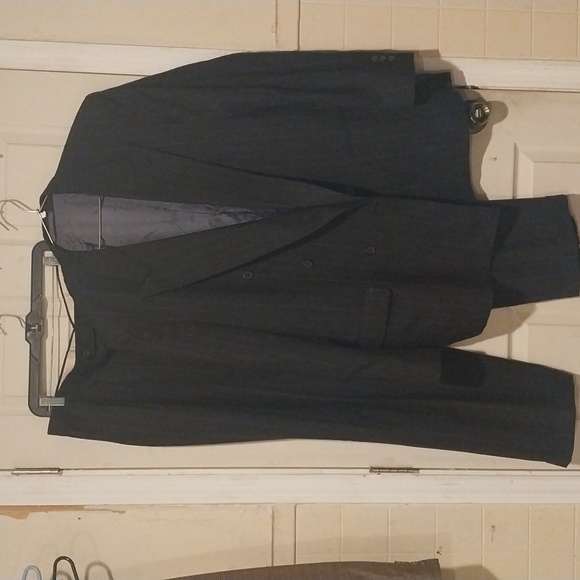 Men's Countess Mara double-breasted 2 pieces of blazer pant set 💯 wool Sz 46 - Picture 2 of 12